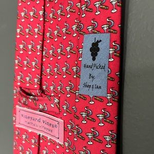 Vineyard Vines MARTINI & CIGAR silk neck tie
